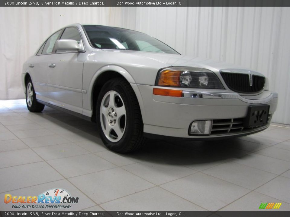 2000 Lincoln LS V8 Silver Frost Metallic / Deep Charcoal Photo #1