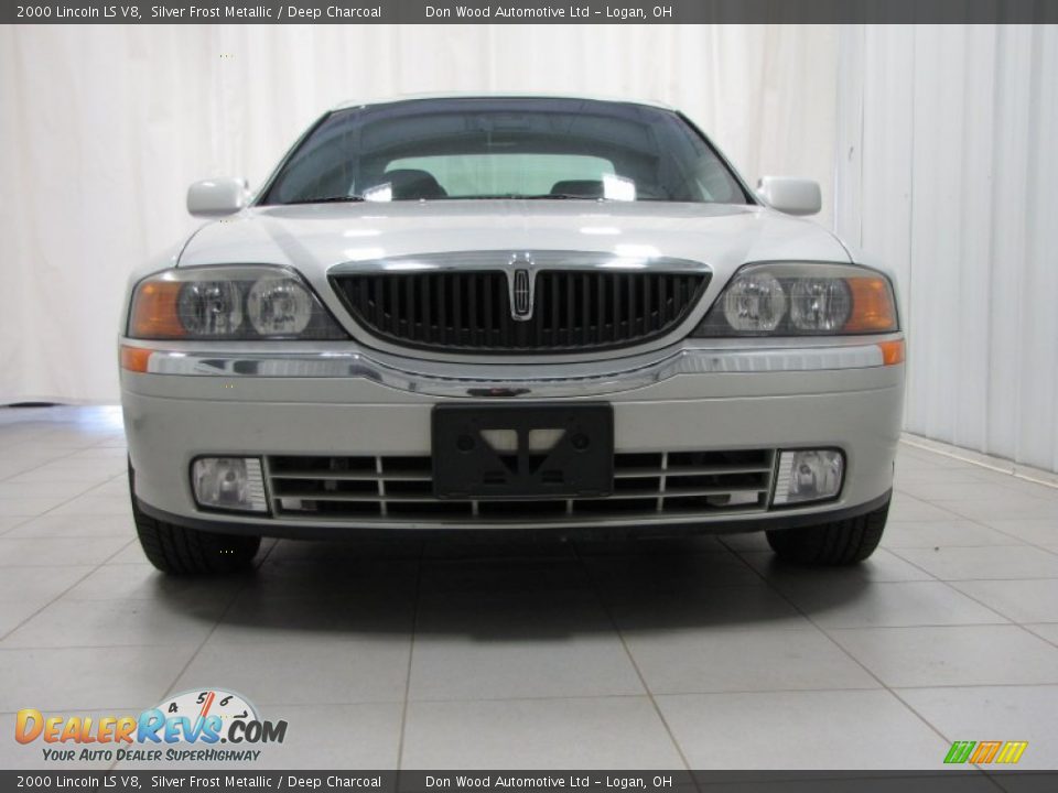 2000 Lincoln LS V8 Silver Frost Metallic / Deep Charcoal Photo #2
