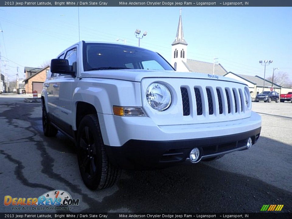 2013 Jeep Patriot Latitude Bright White / Dark Slate Gray Photo #1