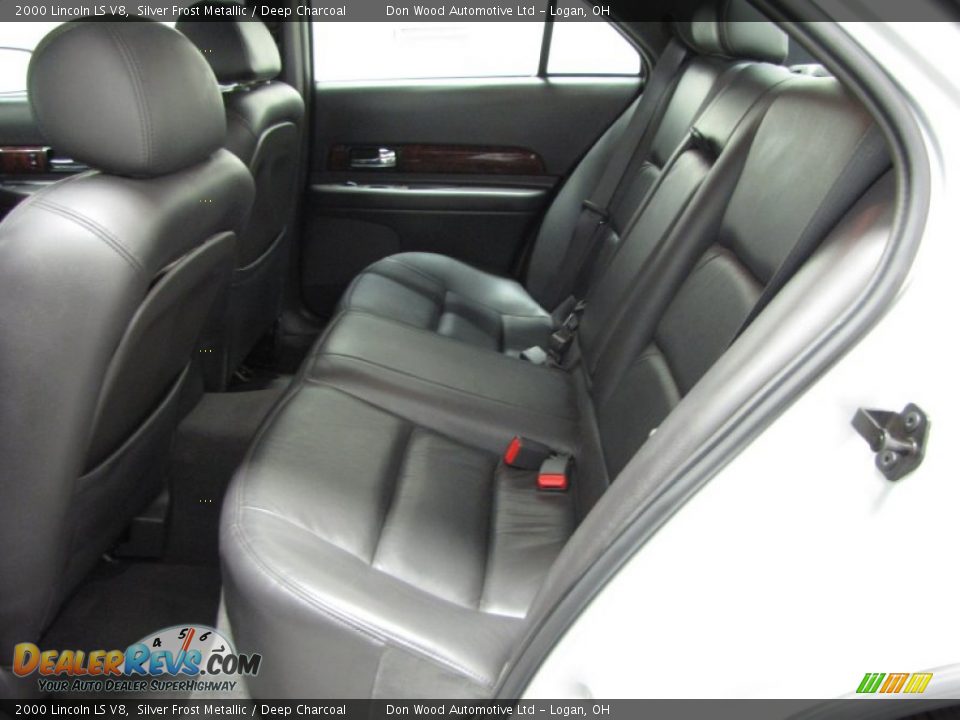 2000 Lincoln LS V8 Silver Frost Metallic / Deep Charcoal Photo #6