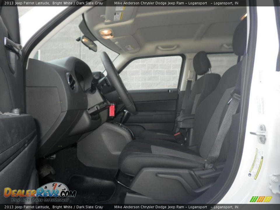 2013 Jeep Patriot Latitude Bright White / Dark Slate Gray Photo #4
