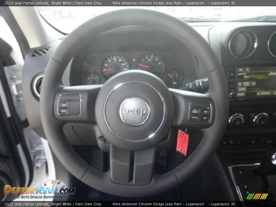 2013 Jeep Patriot Latitude Bright White / Dark Slate Gray Photo #6