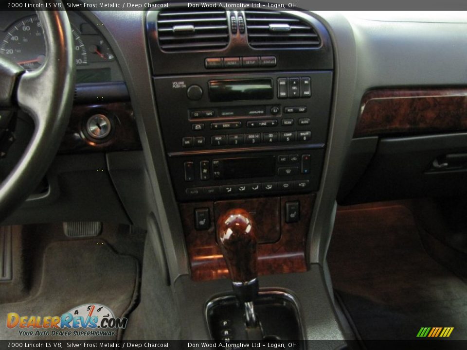2000 Lincoln LS V8 Silver Frost Metallic / Deep Charcoal Photo #21