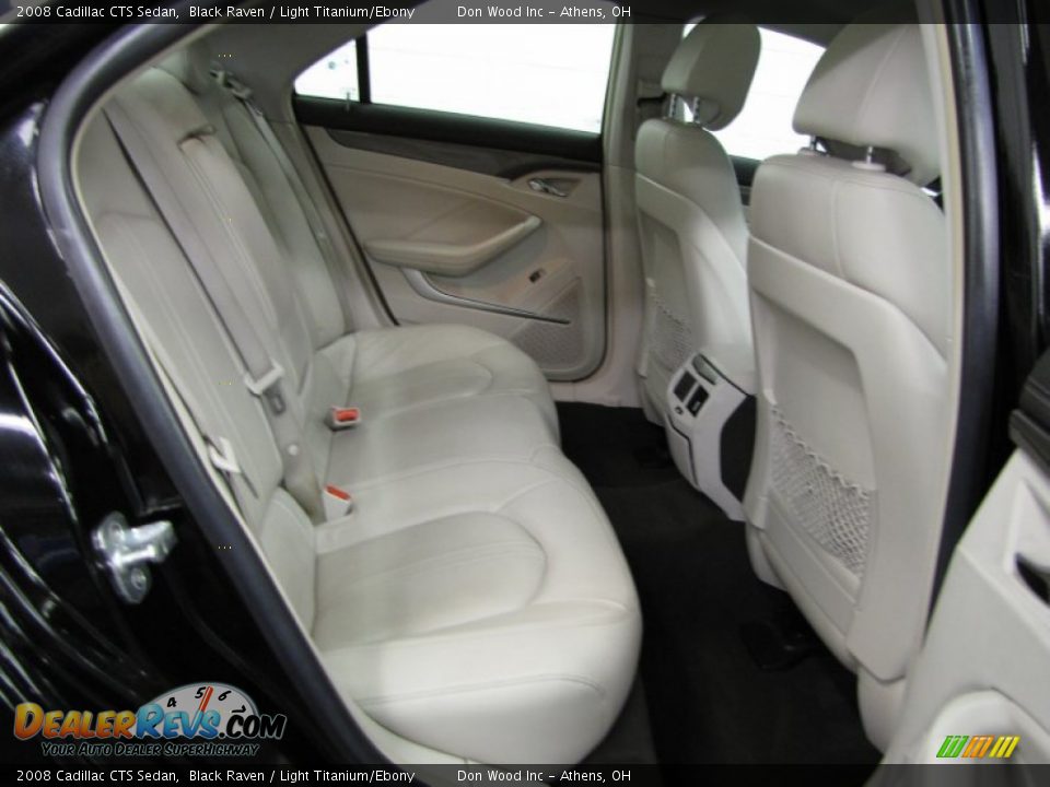 Rear Seat of 2008 Cadillac CTS Sedan Photo #8
