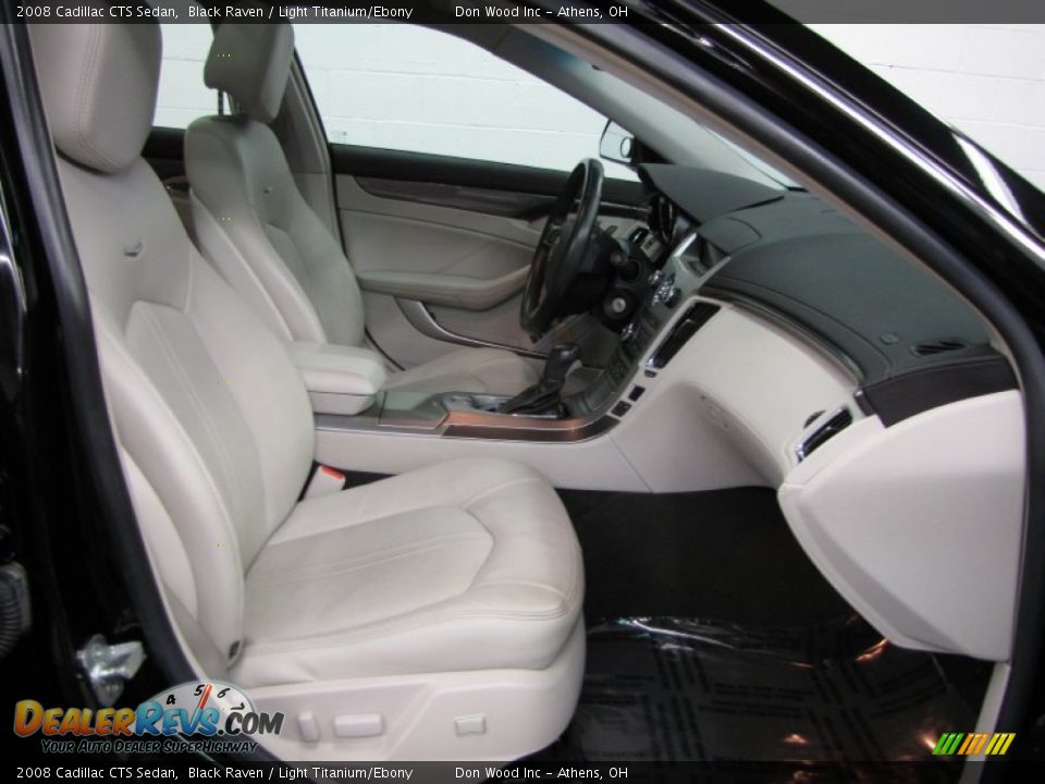 Light Titanium/Ebony Interior - 2008 Cadillac CTS Sedan Photo #9