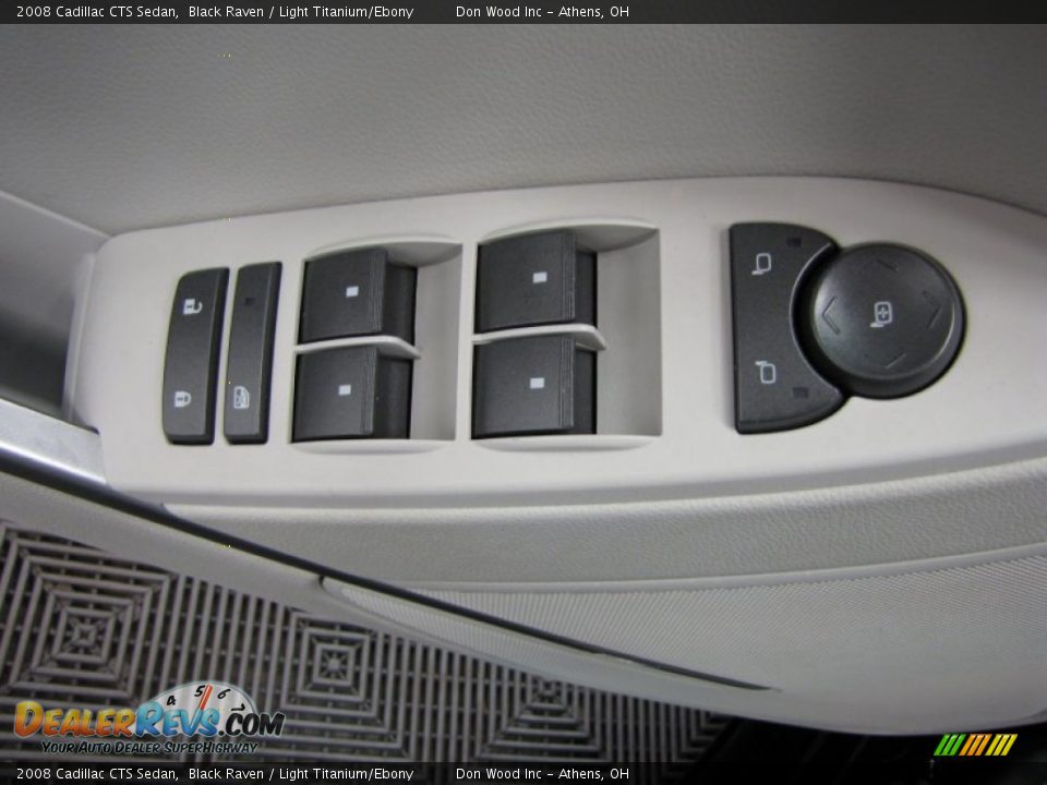 2008 Cadillac CTS Sedan Black Raven / Light Titanium/Ebony Photo #11