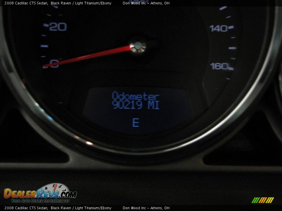 2008 Cadillac CTS Sedan Black Raven / Light Titanium/Ebony Photo #20