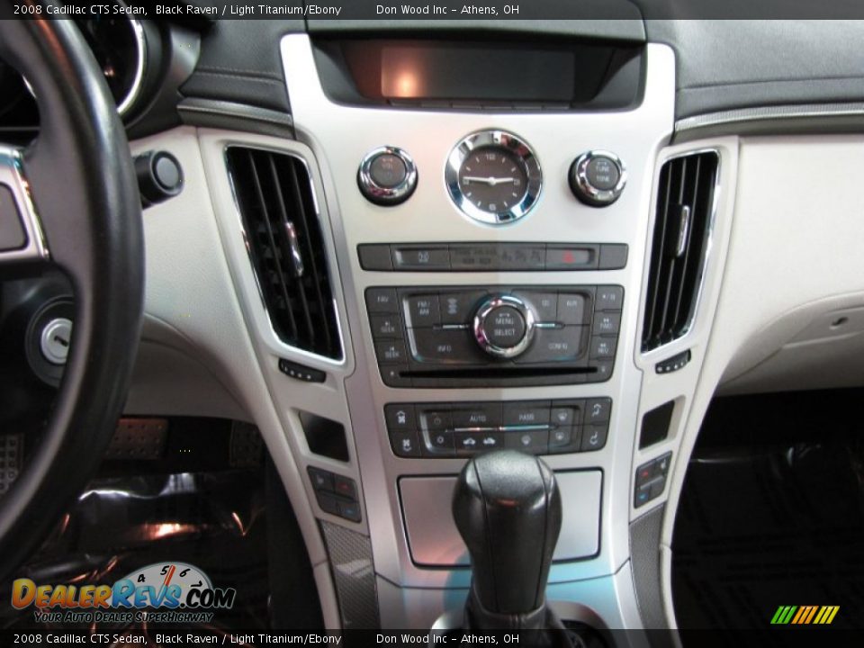 2008 Cadillac CTS Sedan Black Raven / Light Titanium/Ebony Photo #22