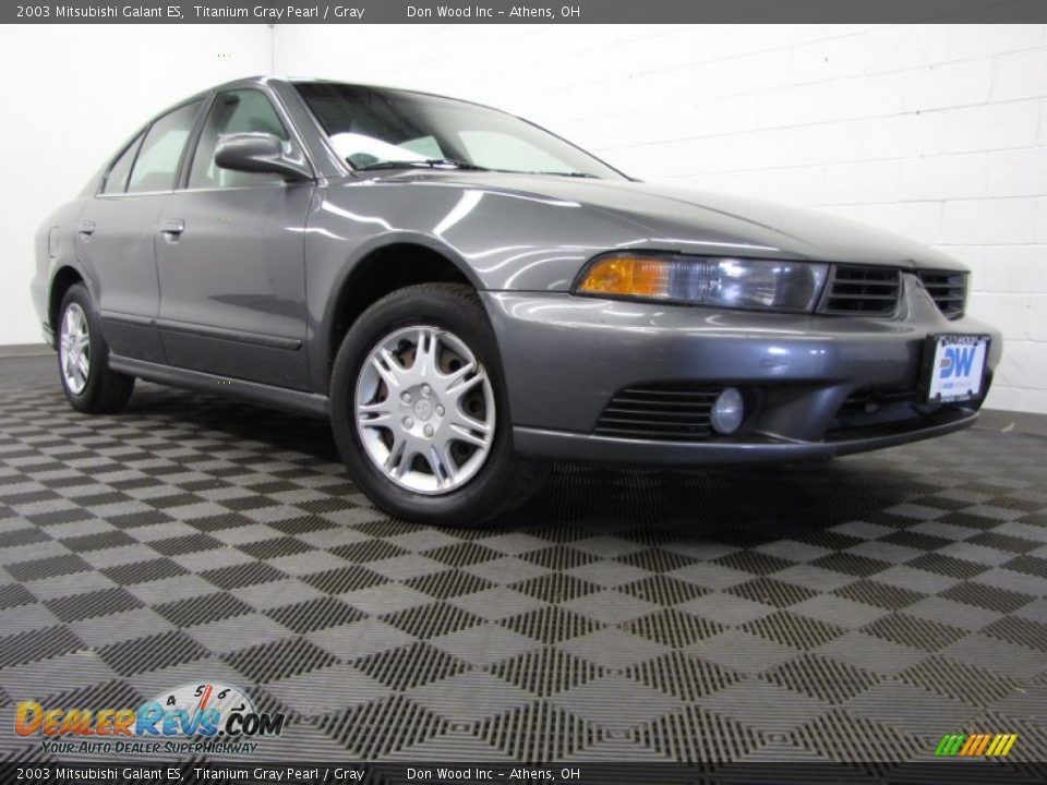 2003 Mitsubishi Galant ES Titanium Gray Pearl / Gray Photo #1