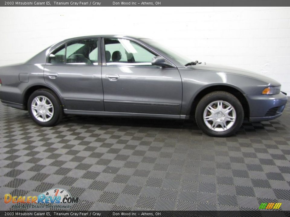 2003 Mitsubishi Galant ES Titanium Gray Pearl / Gray Photo #3