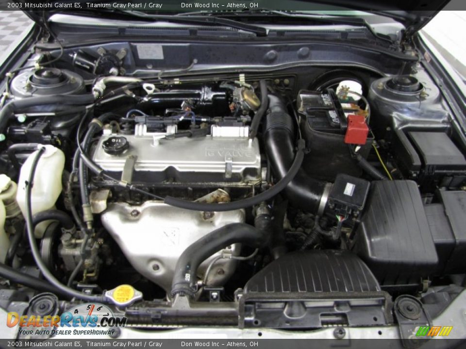 2003 Mitsubishi Galant ES Titanium Gray Pearl / Gray Photo #5