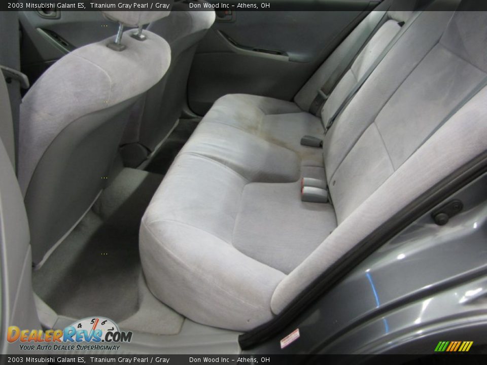 2003 Mitsubishi Galant ES Titanium Gray Pearl / Gray Photo #7