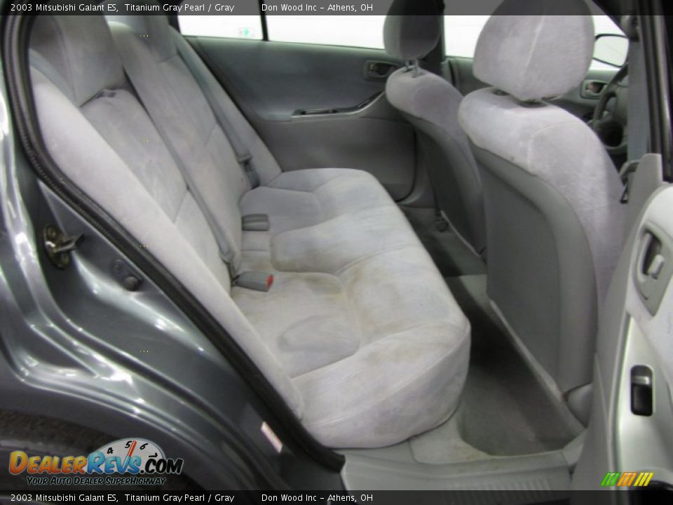 2003 Mitsubishi Galant ES Titanium Gray Pearl / Gray Photo #8