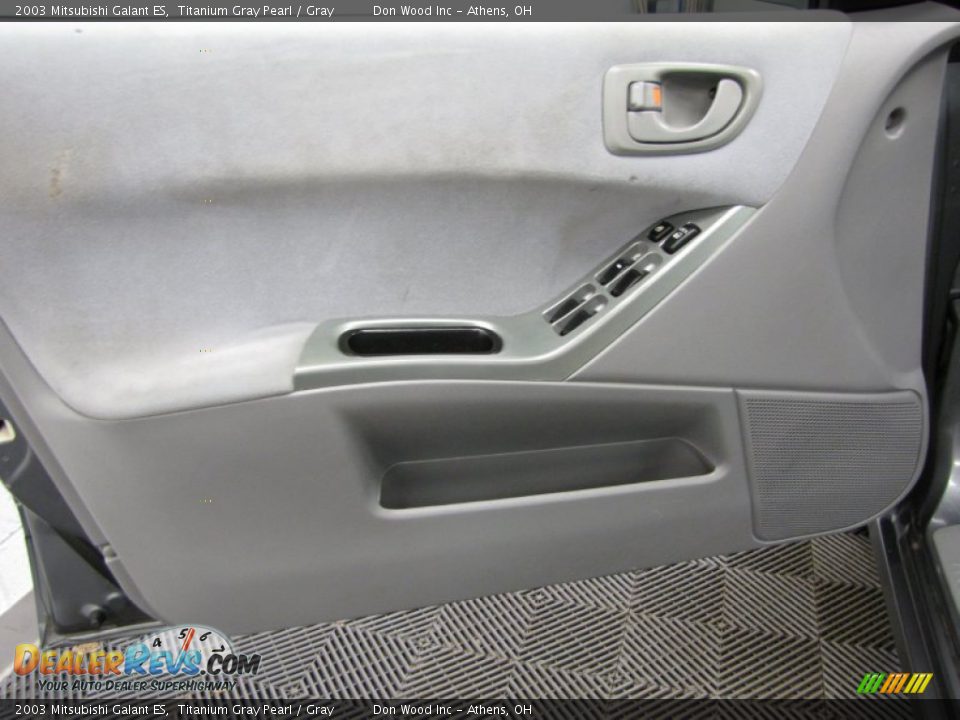 2003 Mitsubishi Galant ES Titanium Gray Pearl / Gray Photo #10