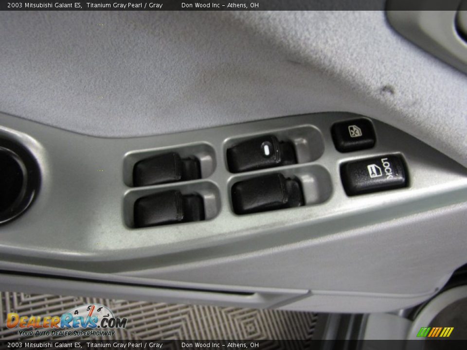 2003 Mitsubishi Galant ES Titanium Gray Pearl / Gray Photo #11
