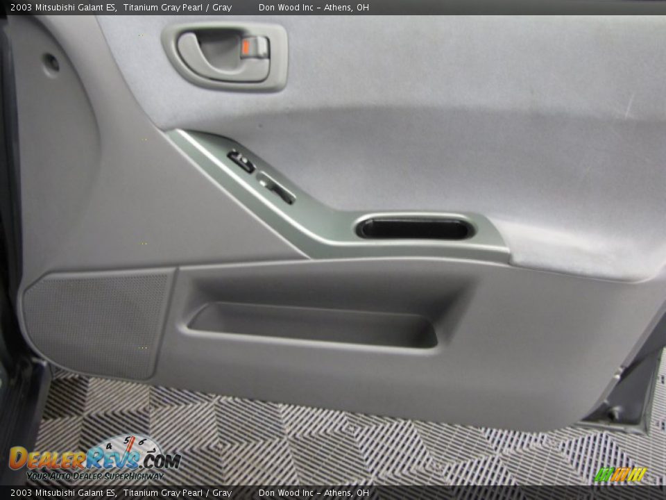 2003 Mitsubishi Galant ES Titanium Gray Pearl / Gray Photo #13