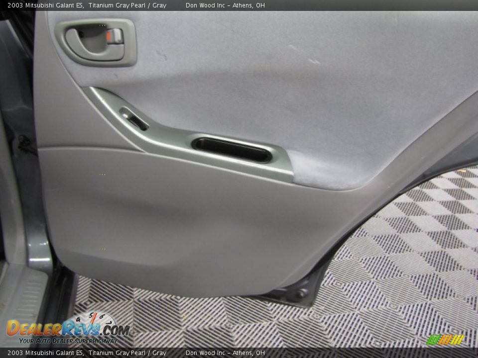 2003 Mitsubishi Galant ES Titanium Gray Pearl / Gray Photo #14