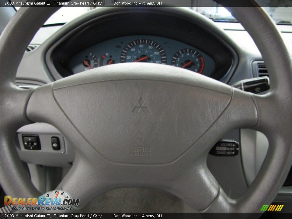 2003 Mitsubishi Galant ES Titanium Gray Pearl / Gray Photo #15
