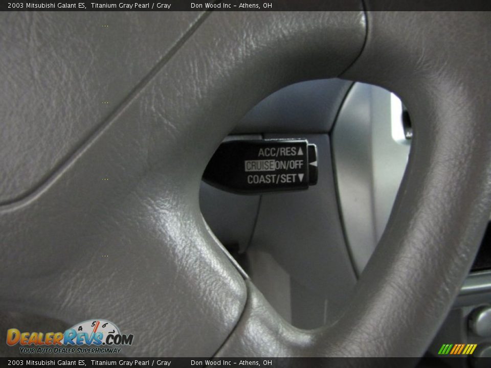 2003 Mitsubishi Galant ES Titanium Gray Pearl / Gray Photo #16