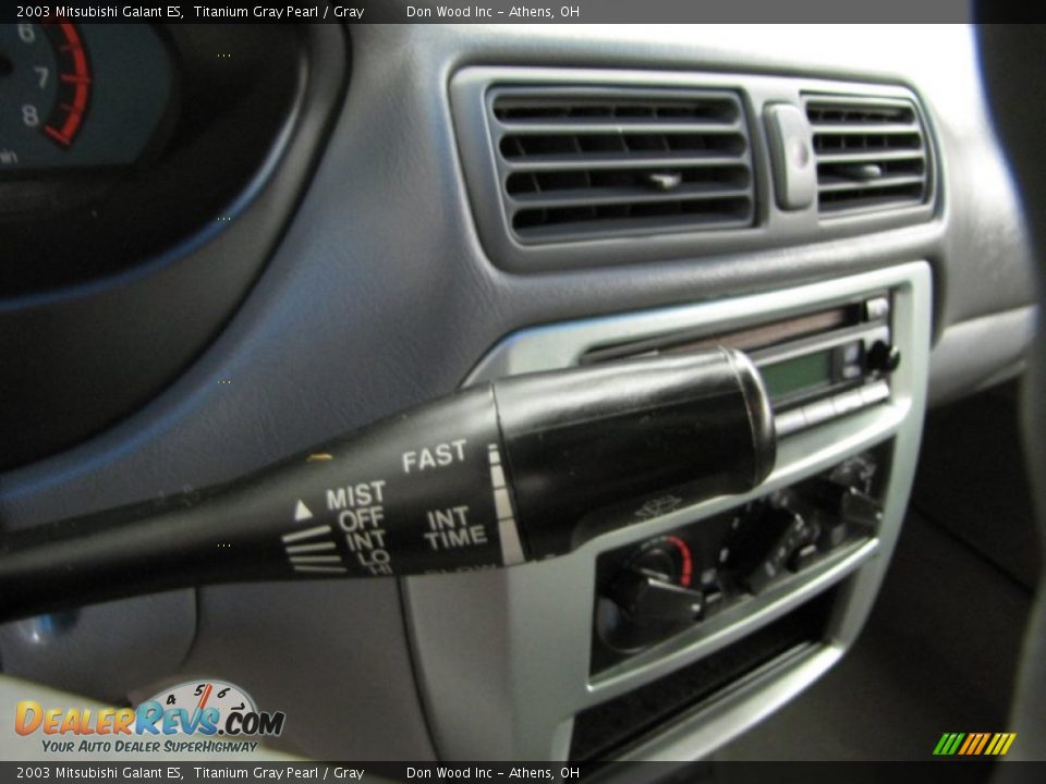 2003 Mitsubishi Galant ES Titanium Gray Pearl / Gray Photo #18