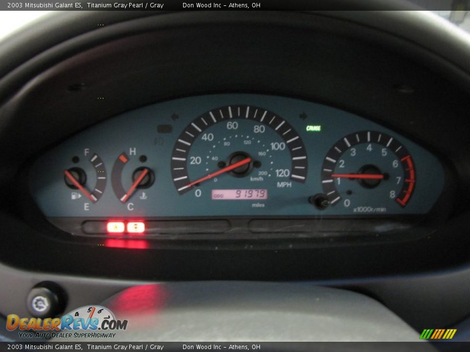 2003 Mitsubishi Galant ES Titanium Gray Pearl / Gray Photo #19