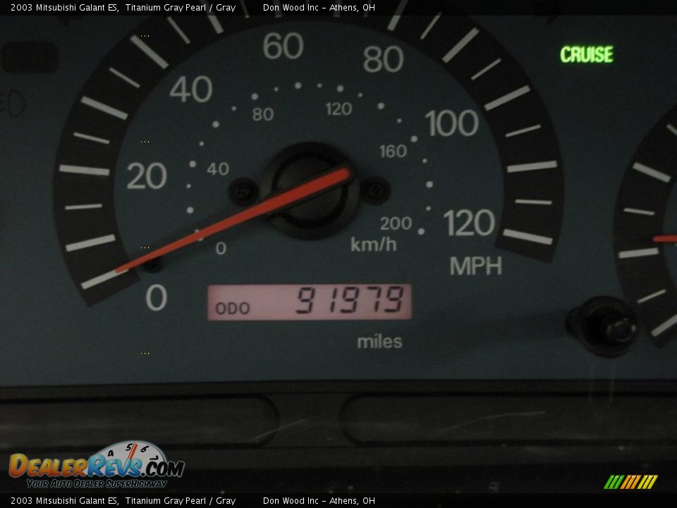 2003 Mitsubishi Galant ES Titanium Gray Pearl / Gray Photo #20