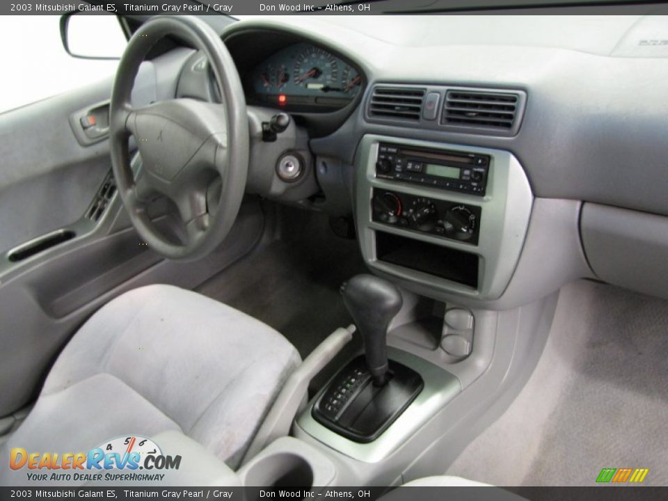2003 Mitsubishi Galant ES Titanium Gray Pearl / Gray Photo #21