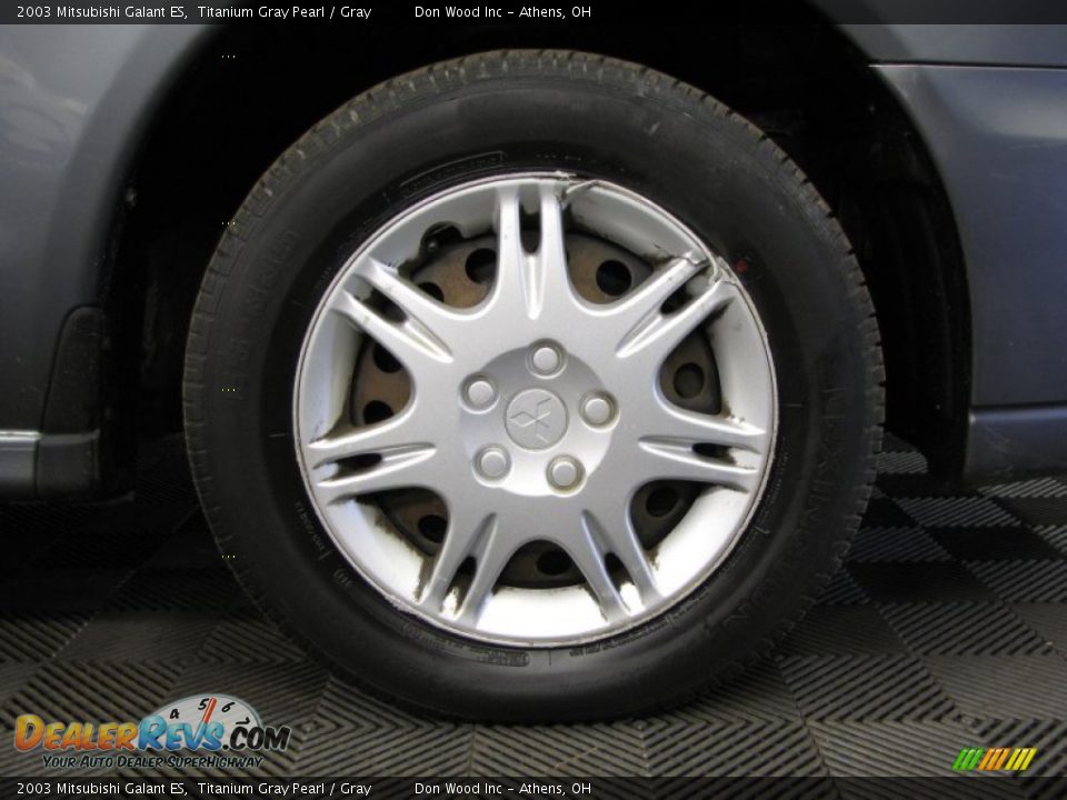 2003 Mitsubishi Galant ES Titanium Gray Pearl / Gray Photo #24