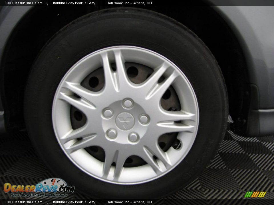 2003 Mitsubishi Galant ES Titanium Gray Pearl / Gray Photo #25