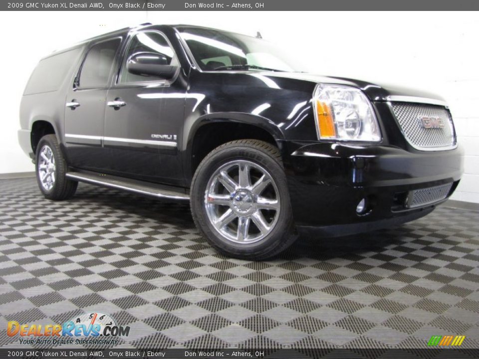 2009 GMC Yukon XL Denali AWD Onyx Black / Ebony Photo #1