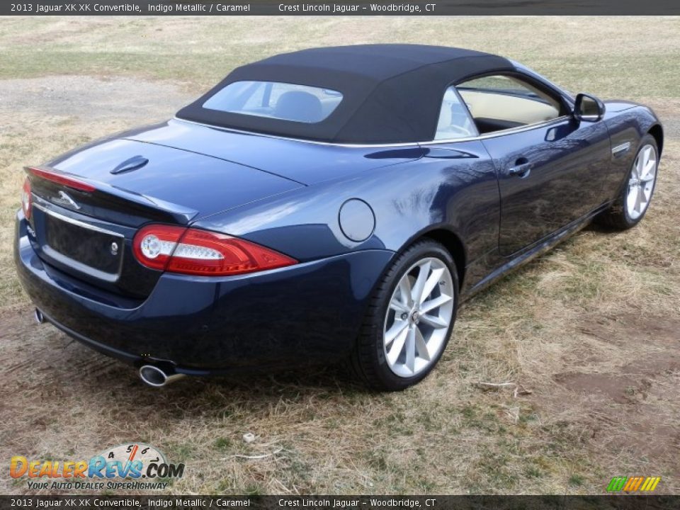 Indigo Metallic 2013 Jaguar XK XK Convertible Photo #7