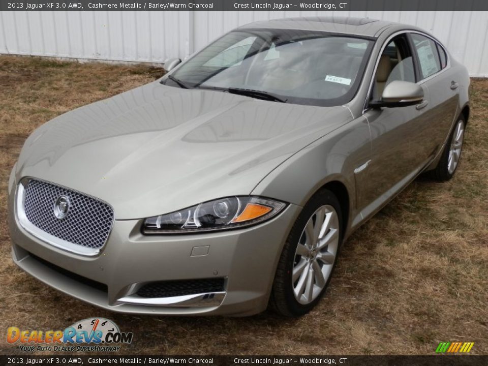 Front 3/4 View of 2013 Jaguar XF 3.0 AWD Photo #1