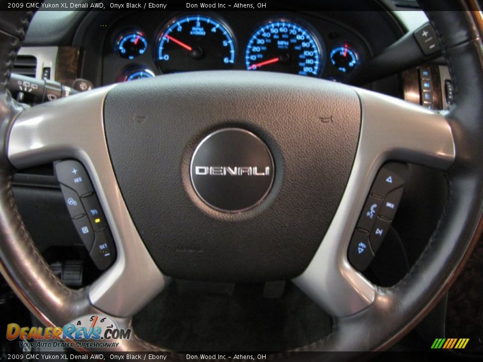 2009 GMC Yukon XL Denali AWD Onyx Black / Ebony Photo #18