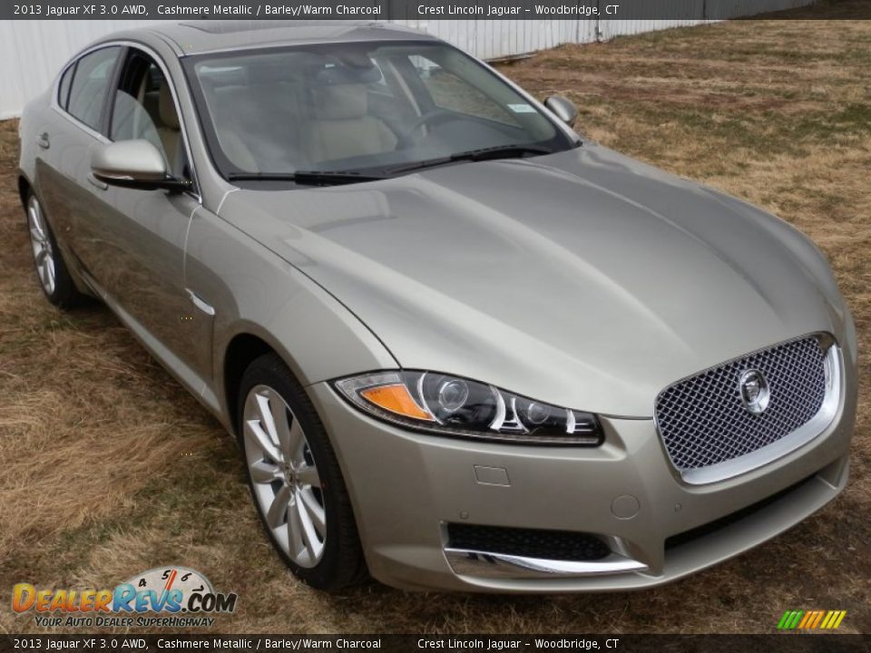 Front 3/4 View of 2013 Jaguar XF 3.0 AWD Photo #3