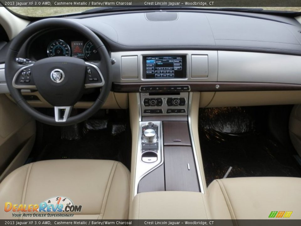 Dashboard of 2013 Jaguar XF 3.0 AWD Photo #7