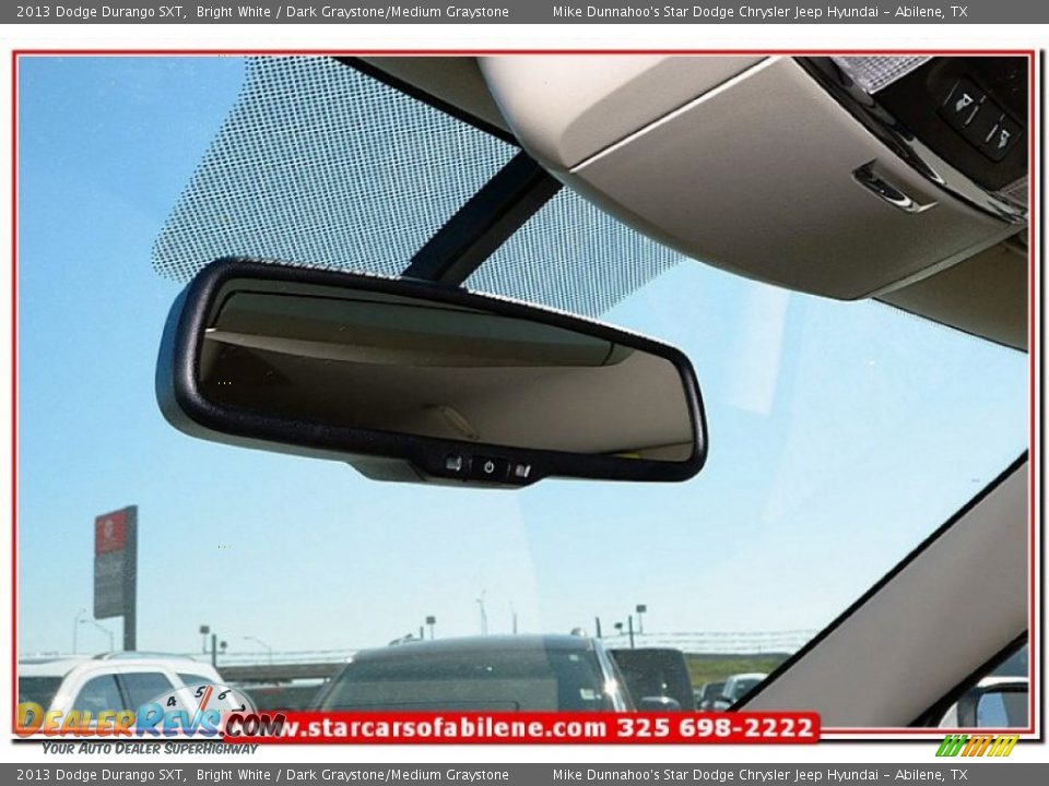 2013 Dodge Durango SXT Bright White / Dark Graystone/Medium Graystone Photo #16