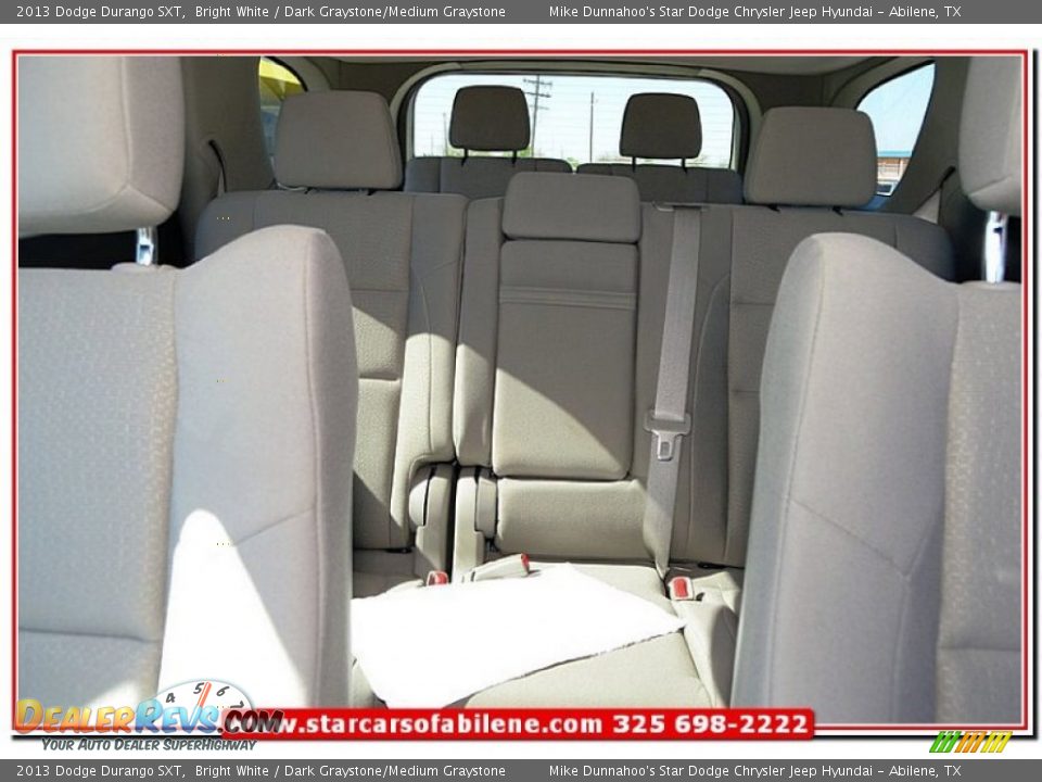 2013 Dodge Durango SXT Bright White / Dark Graystone/Medium Graystone Photo #17