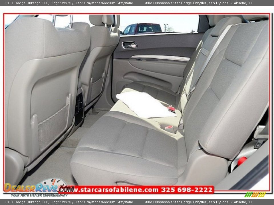 2013 Dodge Durango SXT Bright White / Dark Graystone/Medium Graystone Photo #18