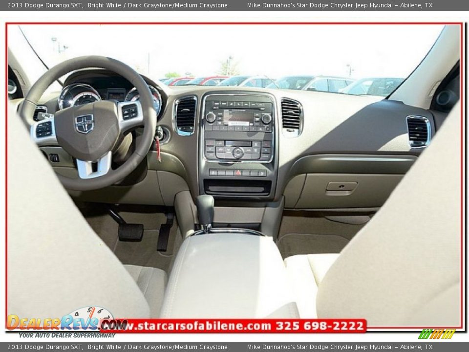 2013 Dodge Durango SXT Bright White / Dark Graystone/Medium Graystone Photo #19
