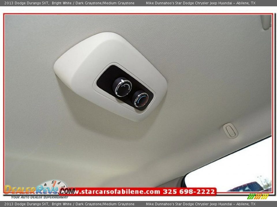 2013 Dodge Durango SXT Bright White / Dark Graystone/Medium Graystone Photo #21