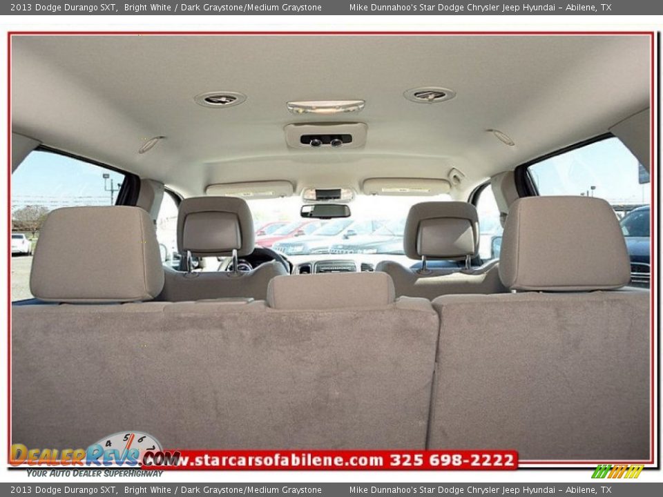 2013 Dodge Durango SXT Bright White / Dark Graystone/Medium Graystone Photo #22