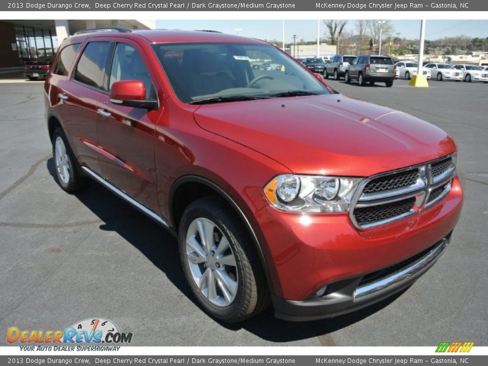 2013 Dodge Durango Crew Deep Cherry Red Crystal Pearl / Dark Graystone/Medium Graystone Photo #1