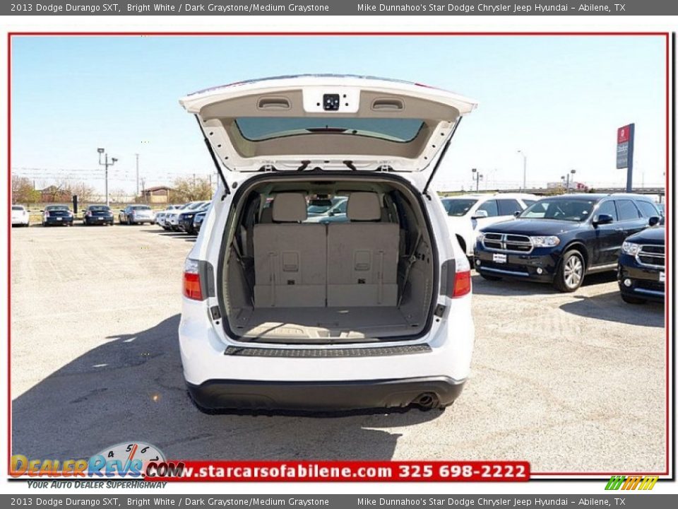 2013 Dodge Durango SXT Bright White / Dark Graystone/Medium Graystone Photo #24