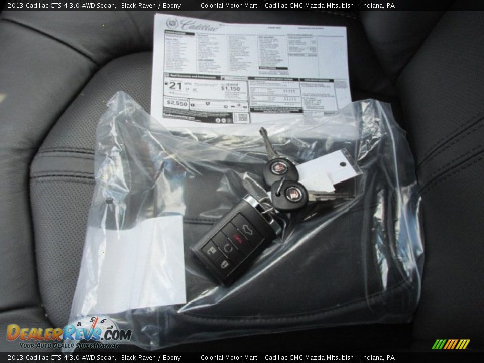2013 Cadillac CTS 4 3.0 AWD Sedan Black Raven / Ebony Photo #18