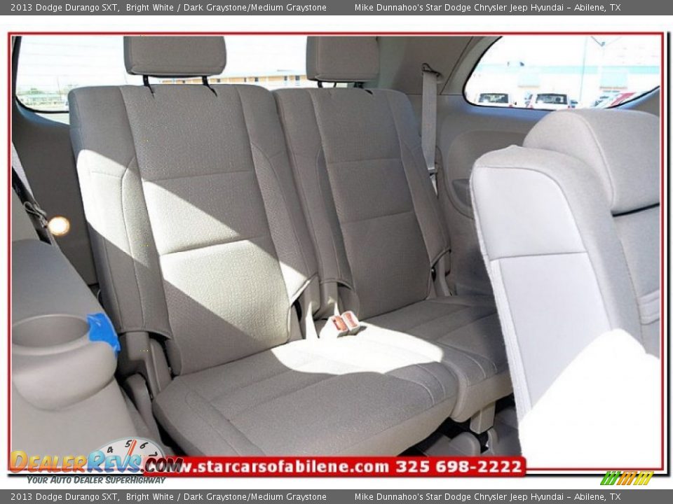 2013 Dodge Durango SXT Bright White / Dark Graystone/Medium Graystone Photo #26