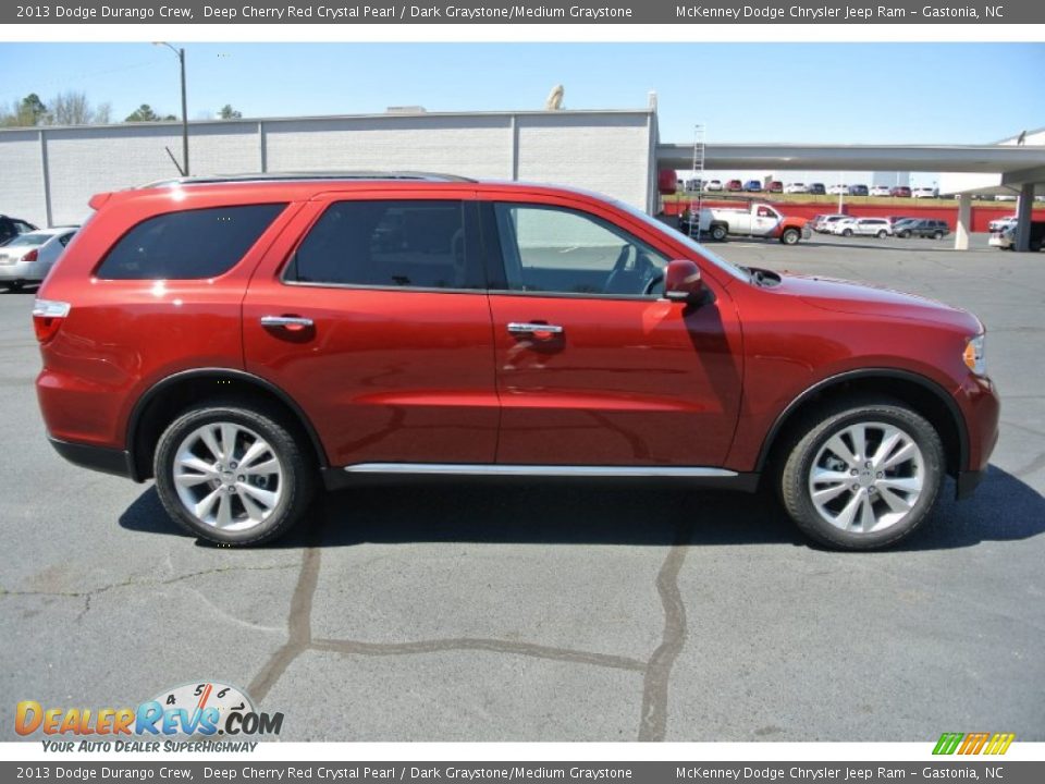 2013 Dodge Durango Crew Deep Cherry Red Crystal Pearl / Dark Graystone/Medium Graystone Photo #6