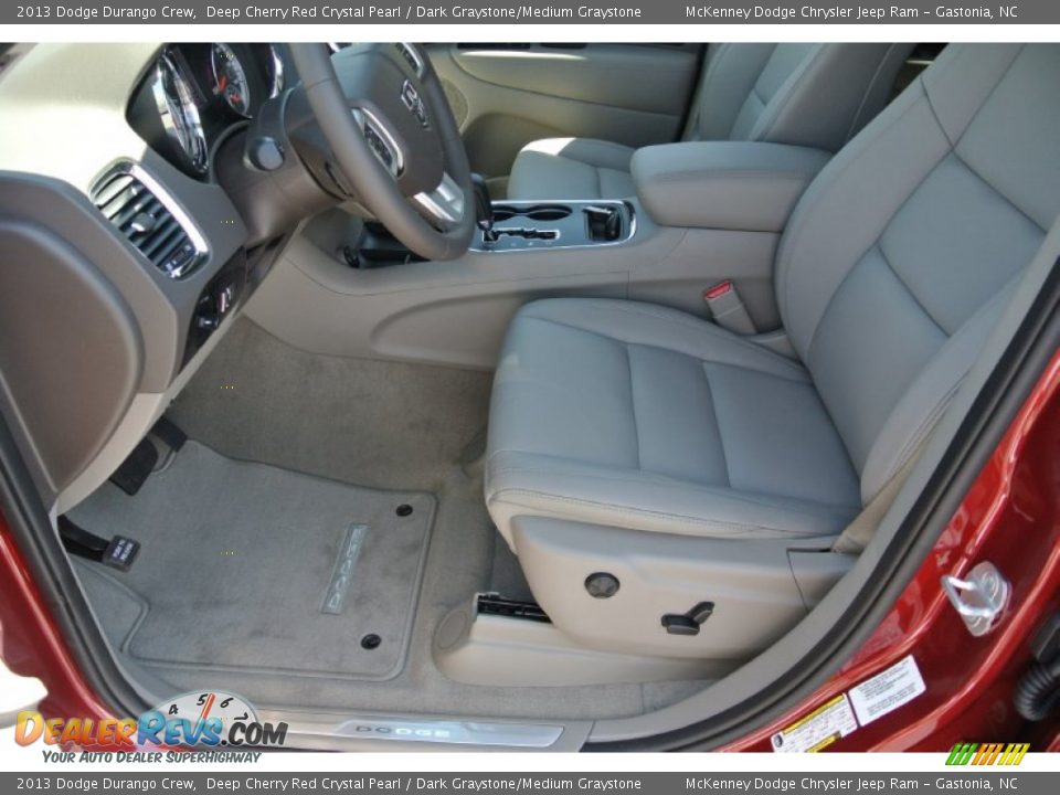 2013 Dodge Durango Crew Deep Cherry Red Crystal Pearl / Dark Graystone/Medium Graystone Photo #7