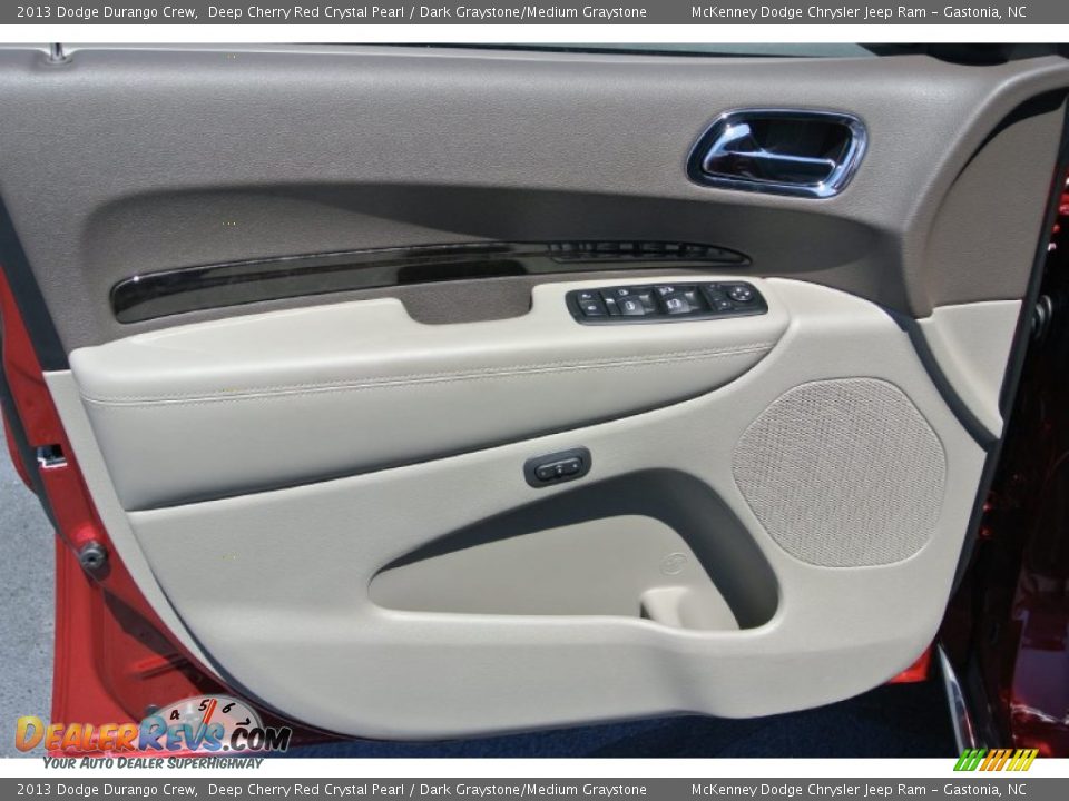 2013 Dodge Durango Crew Deep Cherry Red Crystal Pearl / Dark Graystone/Medium Graystone Photo #8