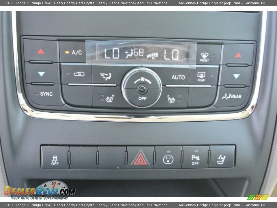 2013 Dodge Durango Crew Deep Cherry Red Crystal Pearl / Dark Graystone/Medium Graystone Photo #10