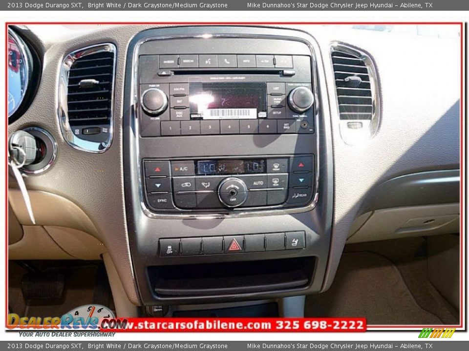 2013 Dodge Durango SXT Bright White / Dark Graystone/Medium Graystone Photo #31
